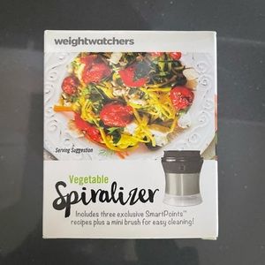 Weight Watchers Vegetable Spiralizer Mini Brush 3 Blades Hand Held New.